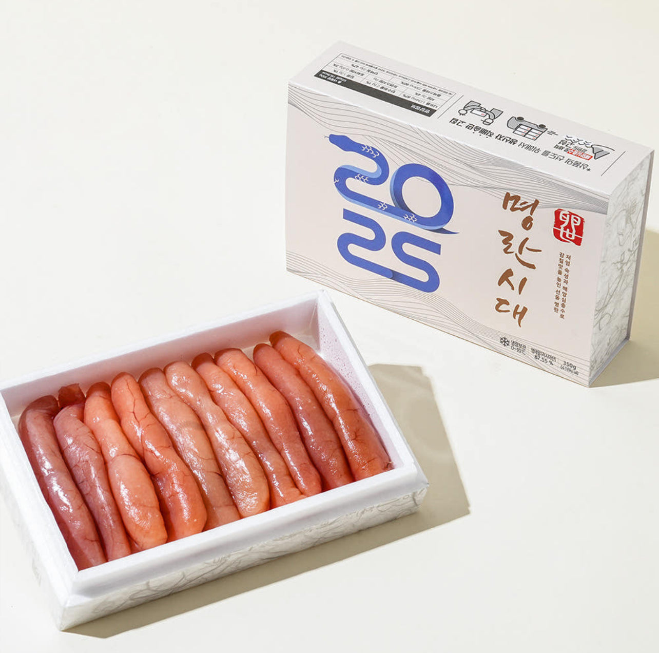 [Shipping to Korea/고국배송] Premium Low Salted Cod Roe 명란시대 저염명란젓 350g/800g