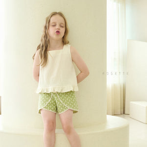 Polly Linen Sleevless Ribbon Blouse 폴리 백리본 나시탑