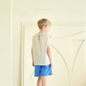 Norton Sleeveless Round Collar Top 놀튼 둥근카라 탑