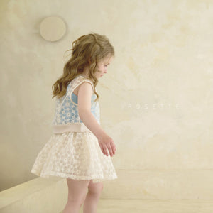 Dahlia Organza Pattern Skirt 달리아 오간자 패턴 스커트