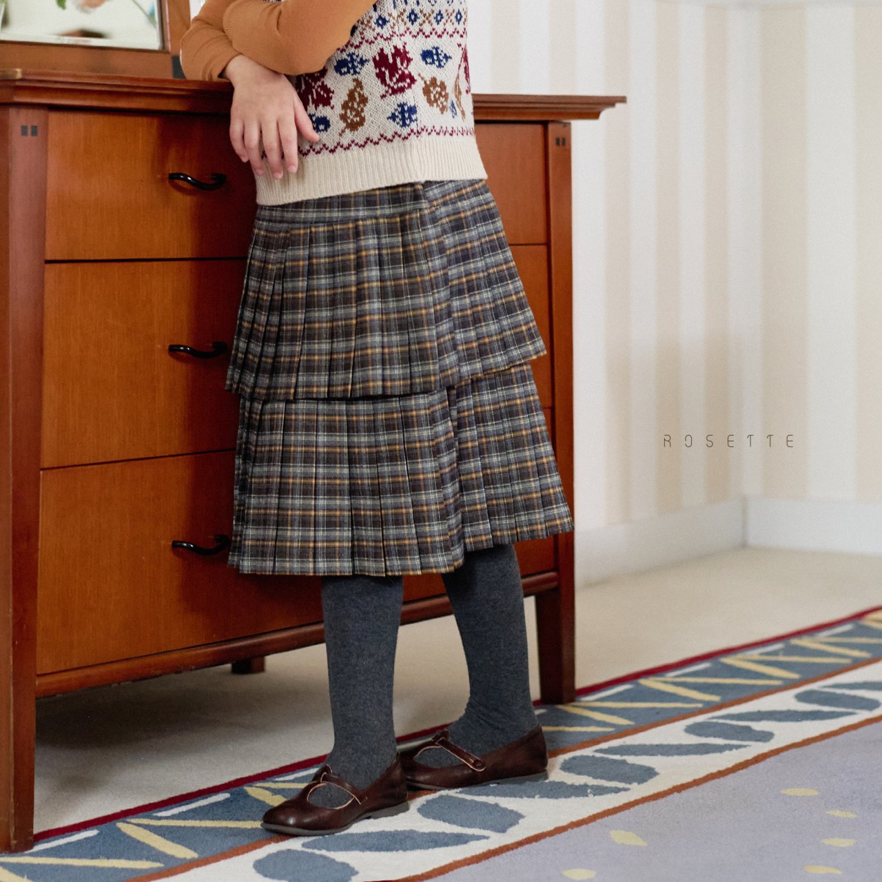 Sophia Check Skirt 소피아 체크 스커트
