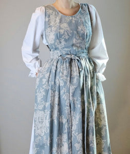 Handmade Linen Dress Wrap Apron 롱 린넨 원피스 랩앞치마 100% 한국소재 & 한국수제 제작