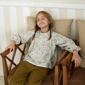 Rabbit Flower Blouse 레빗 플라워 블라우스