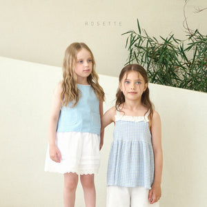 Miniel Sleevless Linen Pocket Top 미니엘 린넨 포켓탑