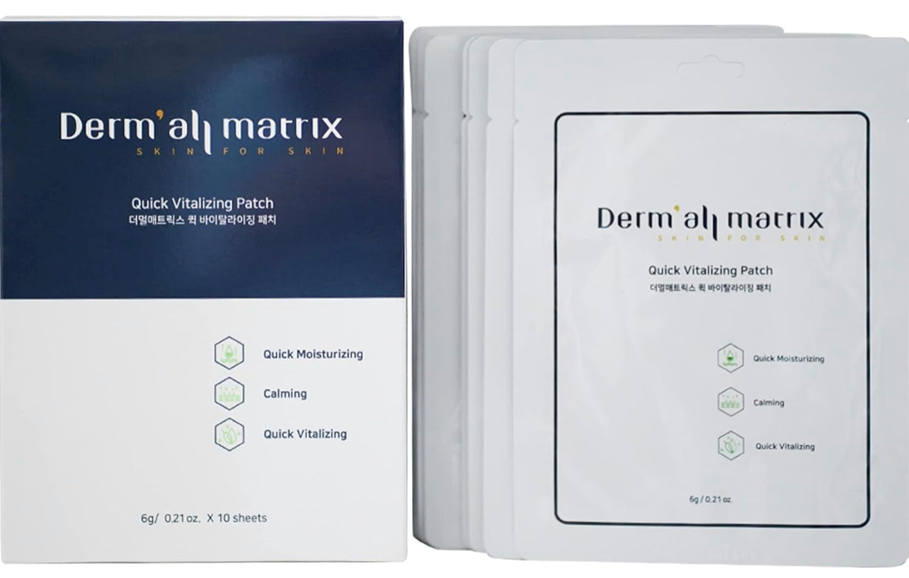 Collagen Quick Vitalizing Patch 더멀케어 콜라겐 퀵패치 [1 Box/10 Sets/20 Sheets]