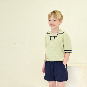 Monde Double Collar 몽드 더블카라 니트 탑