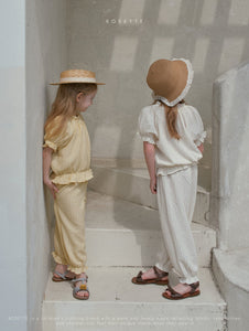 Vanilla Top and Pant Set 바닐라 상하세트
