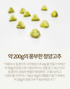 Frozen Drying Chopped Cheongyang pepper 동결건조 다진 청양고추 [40g]