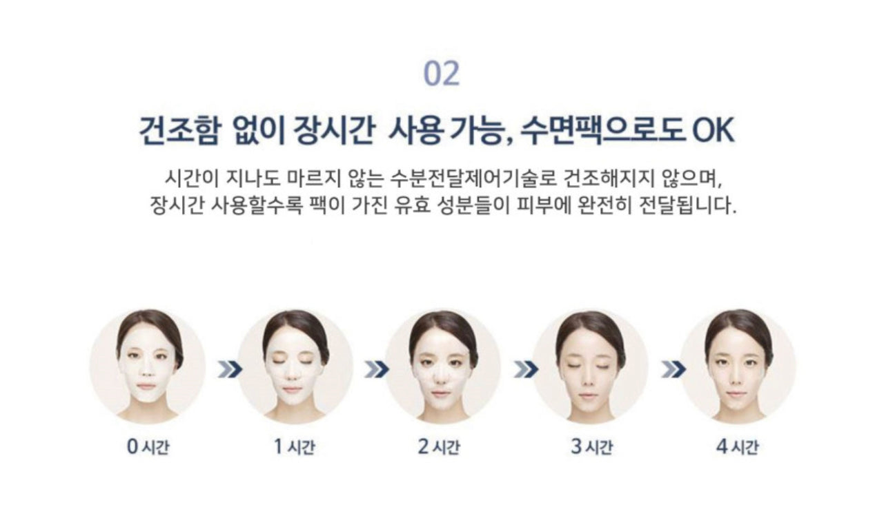 Facial Dermal-care Collagen Mask 더멀케어 콜라겐 마스크 [1 Box/4 Sheets]