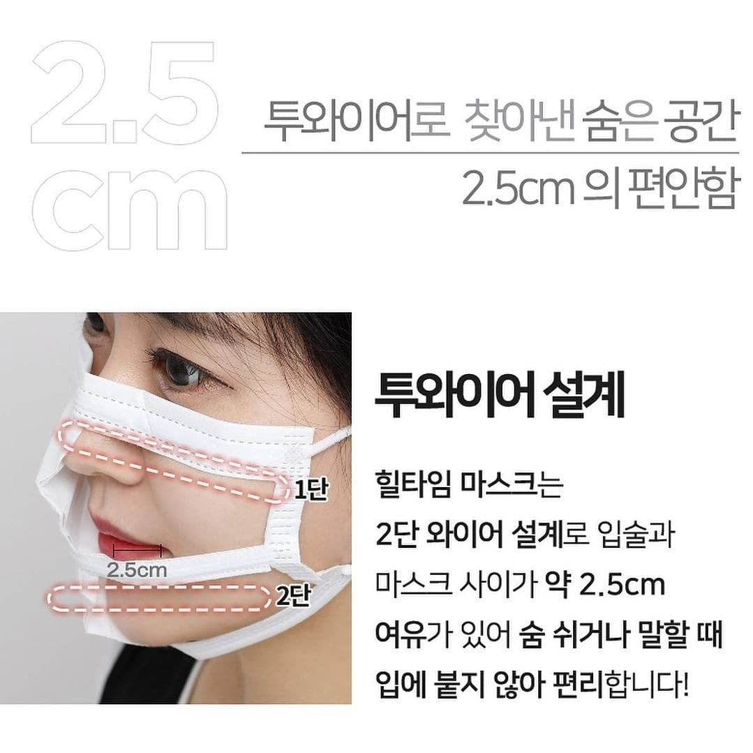 Two-Wire Color Mask 투와이어 컬러마스크 [50 Masks]